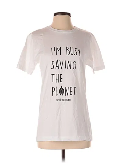 Pre-owned Assorted Brands Short Sleeve T-shirt In White