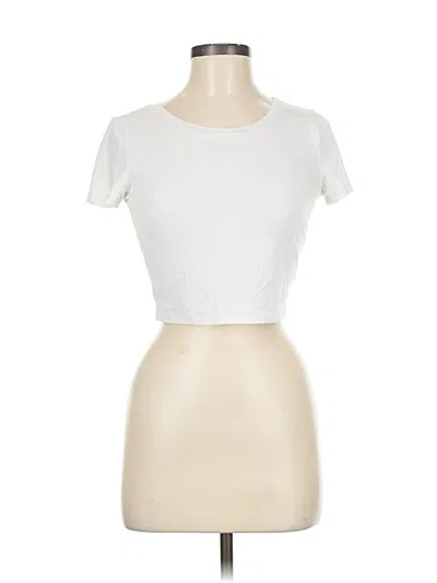 Pre-owned Assorted Brands Short Sleeve T-shirt In White