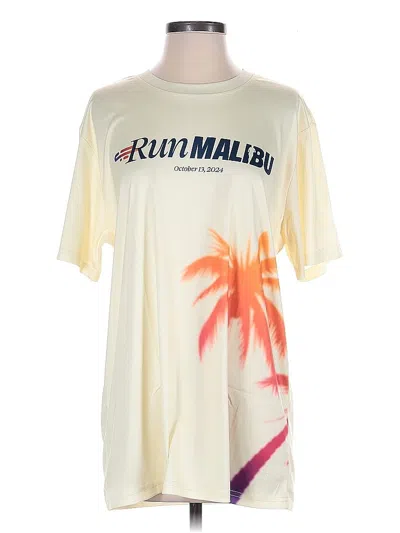 Pre-owned Assorted Brands Short Sleeve T-shirt In White