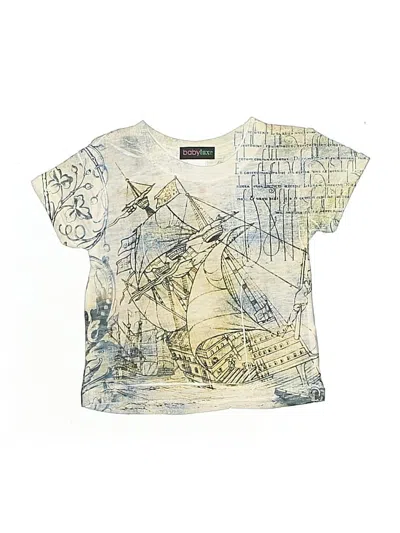 Pre-owned Assorted Brands Babies' Short Sleeve T-shirt In White