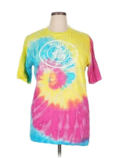 Pre-owned Assorted Brands Short Sleeve T-shirt In Yellow