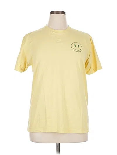 Pre-owned Assorted Brands Short Sleeve T-shirt In Yellow