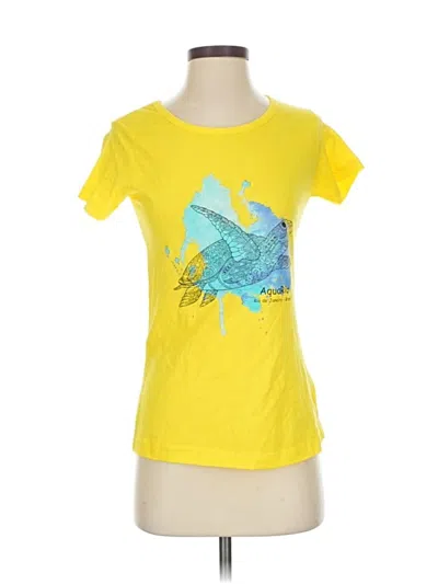 Pre-owned Assorted Brands Short Sleeve T-shirt In Yellow