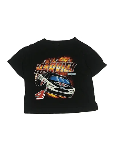 Pre-owned Assorted Brands Kids' Short Sleeve Top Black Tops