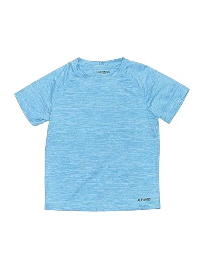 Pre-owned Assorted Brands Kids' Short Sleeve Top Blue Tops