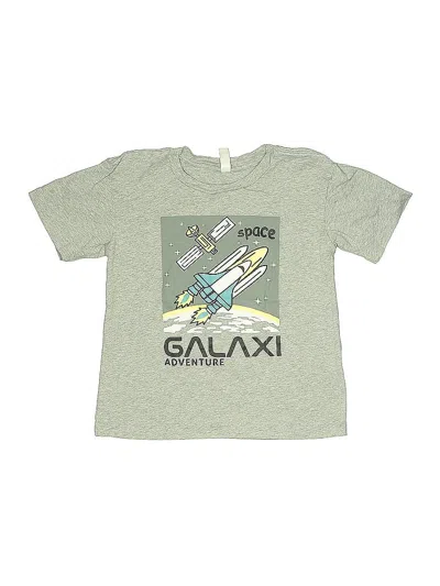 Pre-owned Assorted Brands Kids' Short Sleeve Top Gray Tops