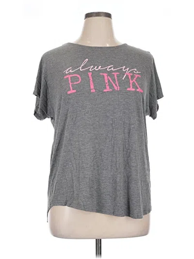 Pre-owned Assorted Brands Short Sleeve Top Pink Crew Neck Tops