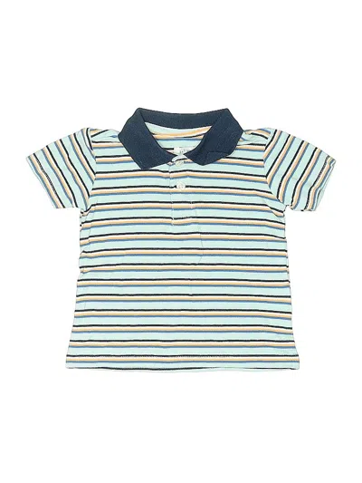 Pre-owned Assorted Brands Babies' Short Sleeve Top Teal Tops In Blue