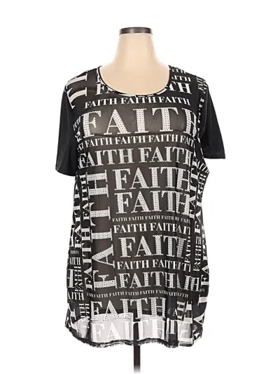 Pre-owned Assorted Brands Short Sleeve T-shirt In Black