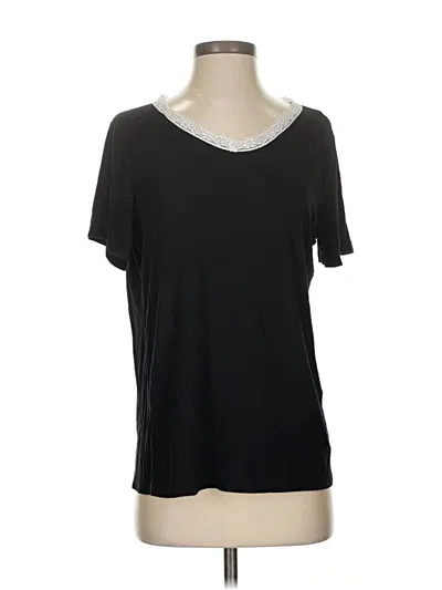 Pre-owned Assorted Brands Short Sleeve T-shirt In Black