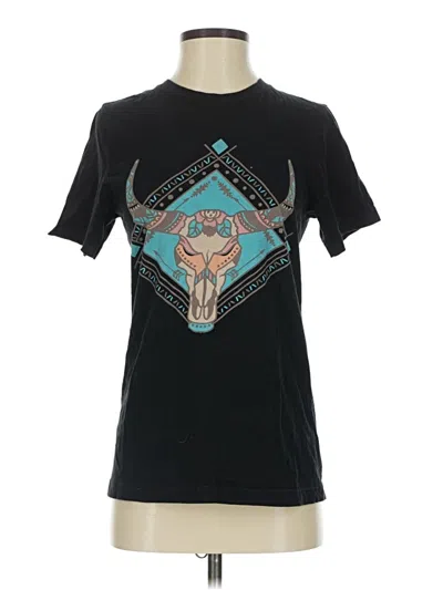 Pre-owned Assorted Brands Short Sleeve T-shirt In Black