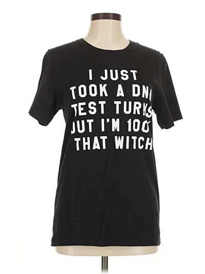 Pre-owned Assorted Brands Short Sleeve T-shirt In Black