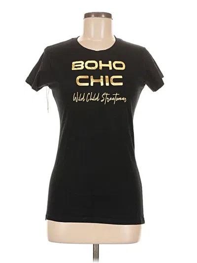 Pre-owned Assorted Brands Short Sleeve T-shirt In Black