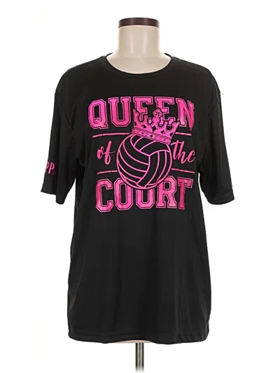 Pre-owned Assorted Brands Short Sleeve T-shirt In Black