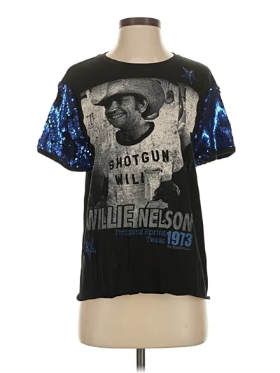 Pre-owned Assorted Brands Short Sleeve T-shirt In Black