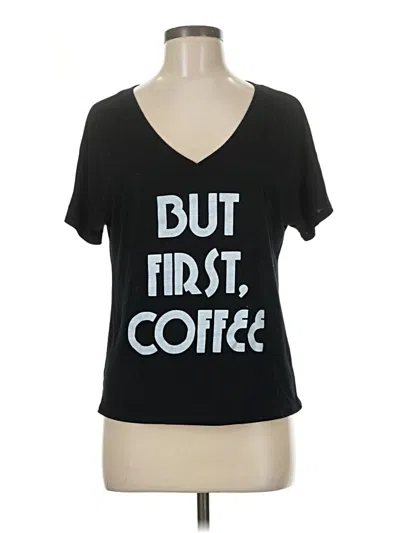 Pre-owned Assorted Brands Short Sleeve T-shirt In Black