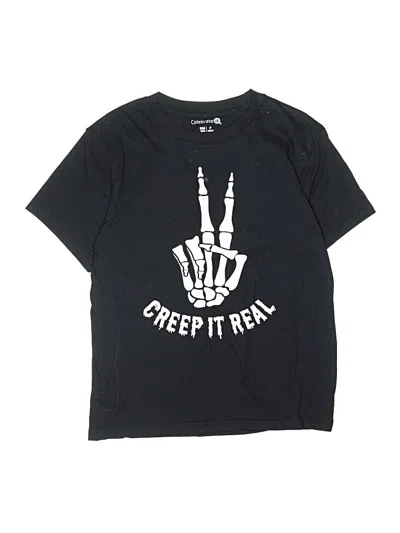 Pre-owned Assorted Brands Kids' Short Sleeve T-shirt In Black