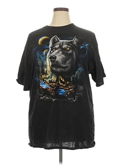 Assorted Brands Short Sleeve T-shirt In Black