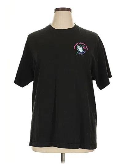 Pre-owned Assorted Brands Short Sleeve T-shirt In Black