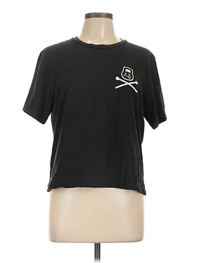 Pre-owned Assorted Brands Short Sleeve T-shirt In Black