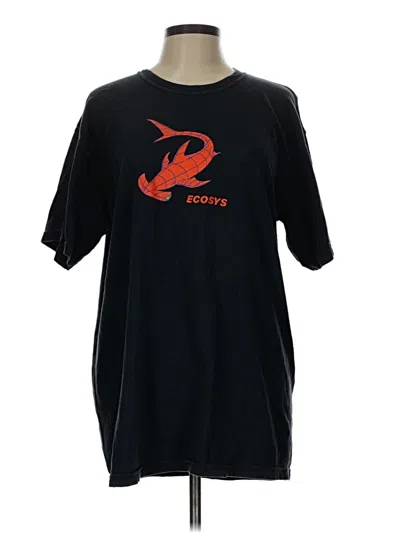 Pre-owned Assorted Brands Short Sleeve T-shirt In Black