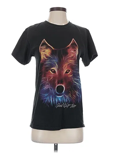 Pre-owned Assorted Brands Short Sleeve T-shirt In Black