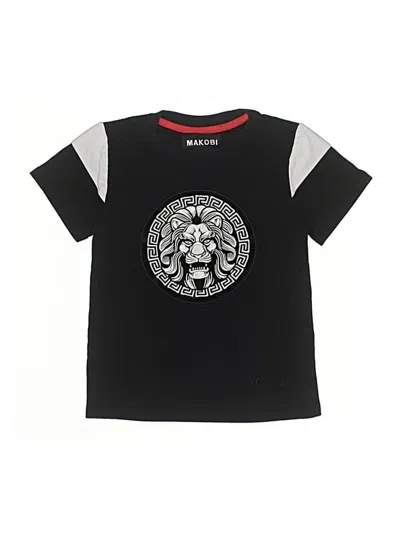 Pre-owned Assorted Brands Kids' Short Sleeve T-shirt In Black