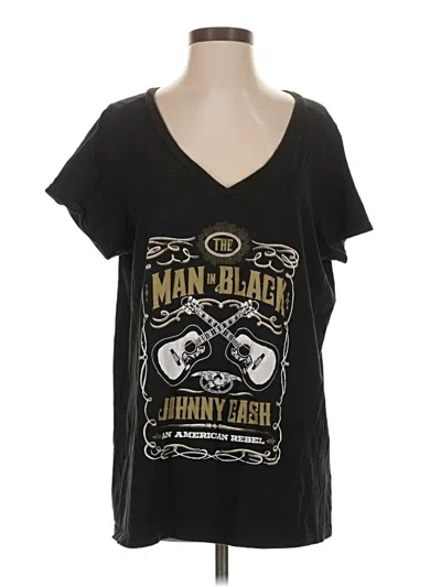 Pre-owned Assorted Brands Short Sleeve T-shirt In Black