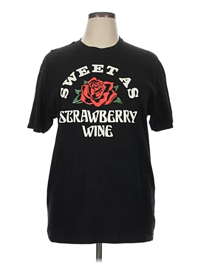 Pre-owned Assorted Brands Short Sleeve T-shirt In Black