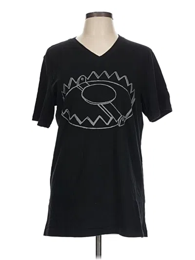 Pre-owned Assorted Brands Short Sleeve T-shirt In Black
