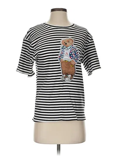 Pre-owned Assorted Brands Short Sleeve T-shirt In Black