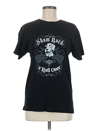 Pre-owned Assorted Brands Short Sleeve T-shirt In Black
