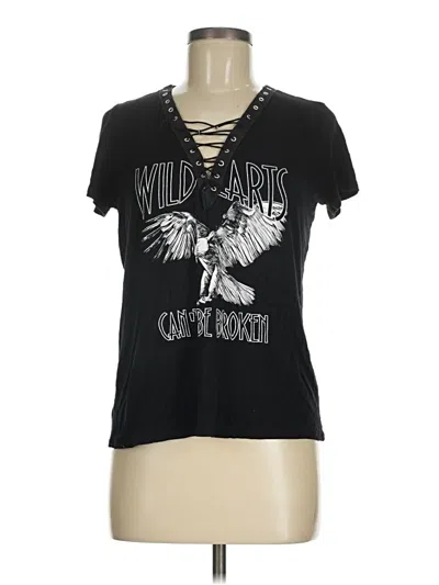 Pre-owned Assorted Brands Short Sleeve T-shirt In Black