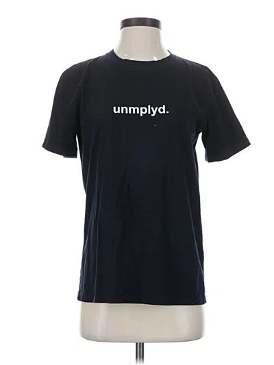 Pre-owned Assorted Brands Short Sleeve T-shirt In Black