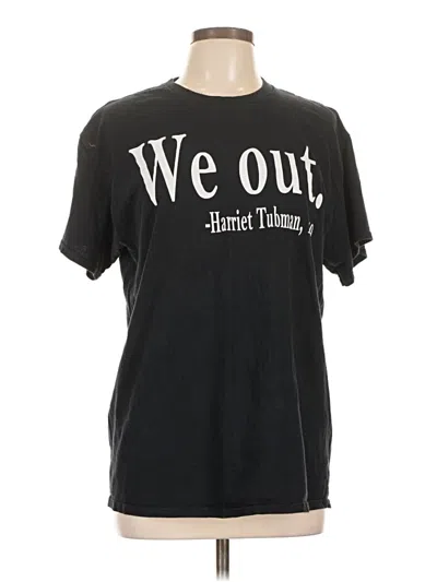 Pre-owned Assorted Brands Short Sleeve T-shirt In Black