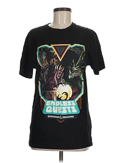 Pre-owned Assorted Brands Short Sleeve T-shirt In Black