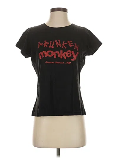 Pre-owned Assorted Brands Short Sleeve T-shirt In Black