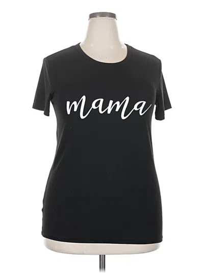 Pre-owned Assorted Brands Short Sleeve T-shirt In Black