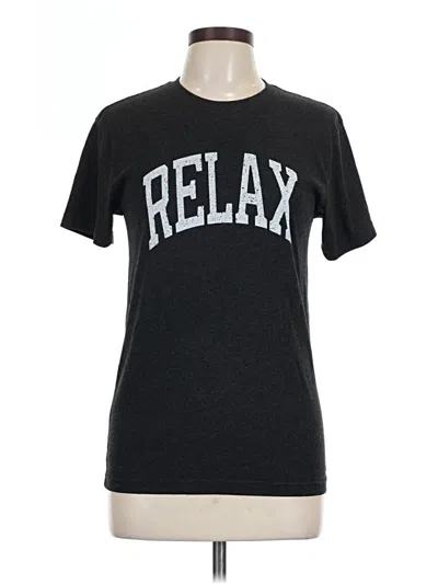 Pre-owned Assorted Brands Short Sleeve T-shirt In Black