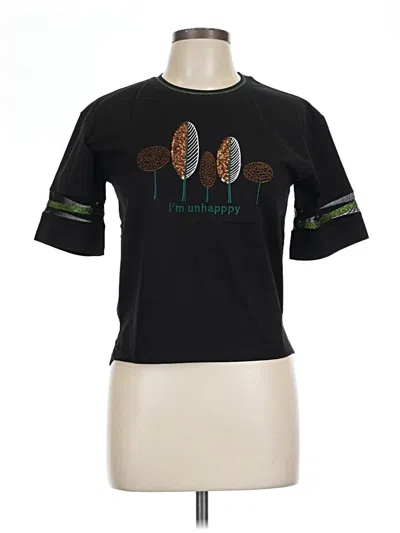 Pre-owned Assorted Brands Short Sleeve T-shirt In Black