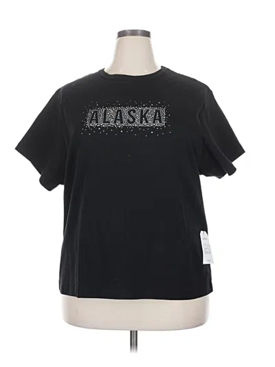 Assorted Brands Short Sleeve T-shirt In Black