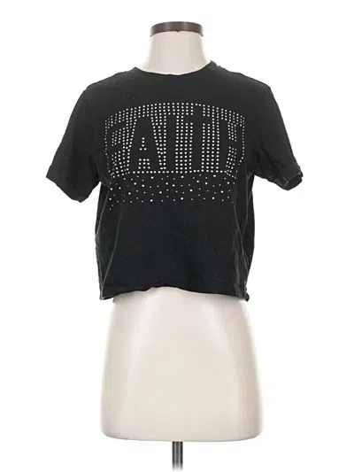 Pre-owned Assorted Brands Short Sleeve T-shirt In Black