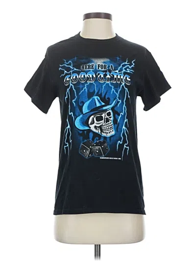 Pre-owned Assorted Brands Short Sleeve T-shirt In Black