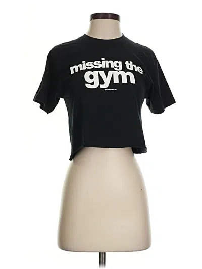 Pre-owned Assorted Brands Short Sleeve T-shirt In Black