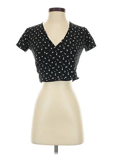 Pre-owned Assorted Brands Short Sleeve T-shirt In Black