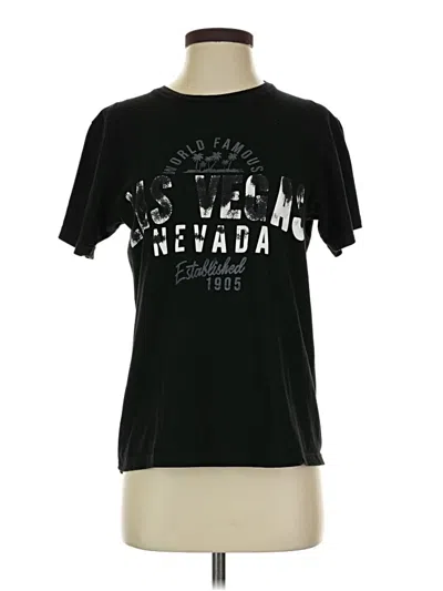 Pre-owned Assorted Brands Short Sleeve T-shirt In Black