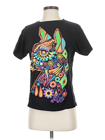 Pre-owned Assorted Brands Short Sleeve T-shirt In Black