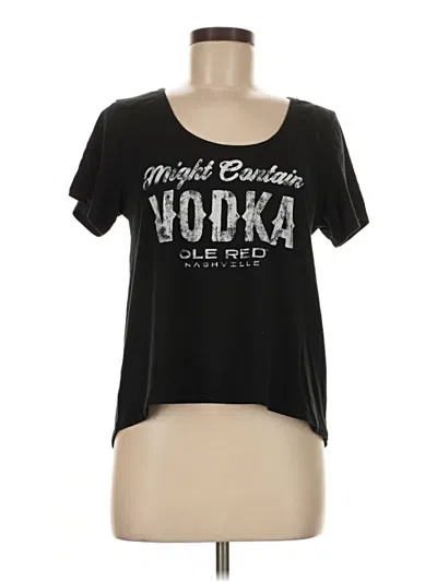 Pre-owned Assorted Brands Short Sleeve T-shirt In Black