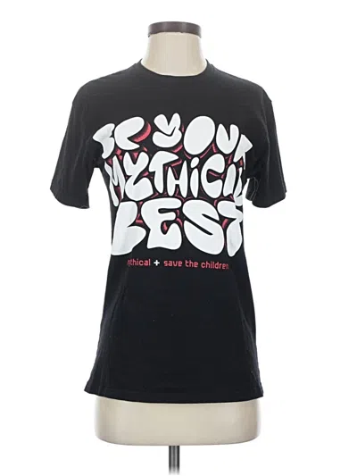 Pre-owned Assorted Brands Short Sleeve T-shirt In Black