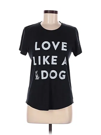 Pre-owned Assorted Brands Short Sleeve T-shirt In Black